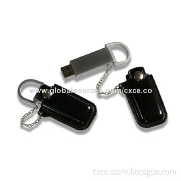Leather USB Flash Drive, Available in Various Colors